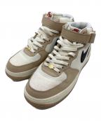 NIKEナイキ）の古着「AIR FORCE 1 MID 07 LX」｜アイボリー×ベージュ