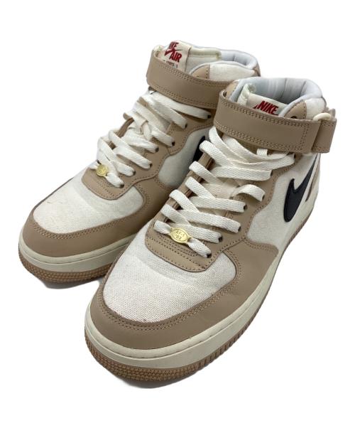 NIKE（ナイキ）NIKE (ナイキ) AIR FORCE 1 MID 07 LX アイボリー×ベージュ サイズ:27の古着・服飾アイテム
