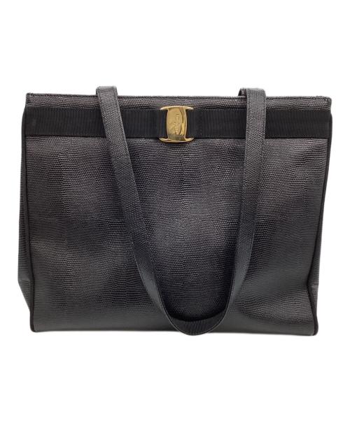 Ferragamo（フェラガモ）Ferragamo (フェラガモ) トートバッグ ブラックの古着・服飾アイテム