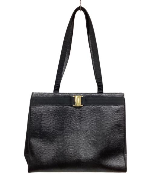 Ferragamo（フェラガモ）Ferragamo (フェラガモ) トートバッグ ブラックの古着・服飾アイテム