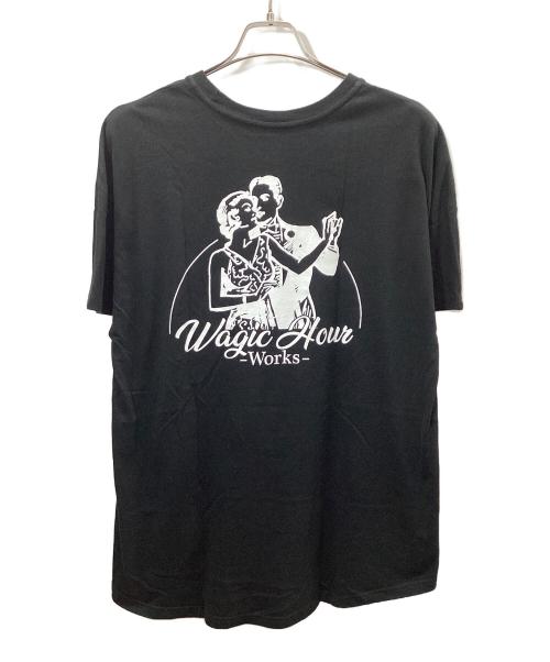 WHW（ワジック ハワー ワークス）WHW (ワジック ハワー ワークス) 半袖Tシャツ ブラック サイズ:Mの古着・服飾アイテム