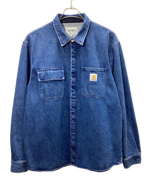 CarHartt（カーハート）CarHartt (カーハート) Salinac Shirt Jac（サリナックシャツジャケット） ブルー サイズ:XLの古着・服飾アイテム