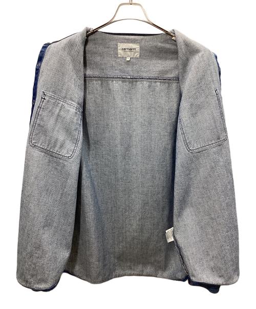 CarHartt（カーハート）CarHartt (カーハート) Salinac Shirt Jac（サリナックシャツジャケット） ブルー サイズ:XLの古着・服飾アイテム
