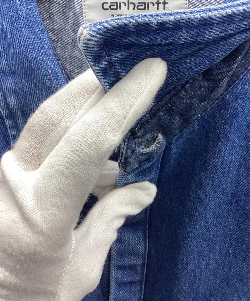 CarHartt（カーハート）CarHartt (カーハート) Salinac Shirt Jac（サリナックシャツジャケット） ブルー サイズ:XLの古着・服飾アイテム