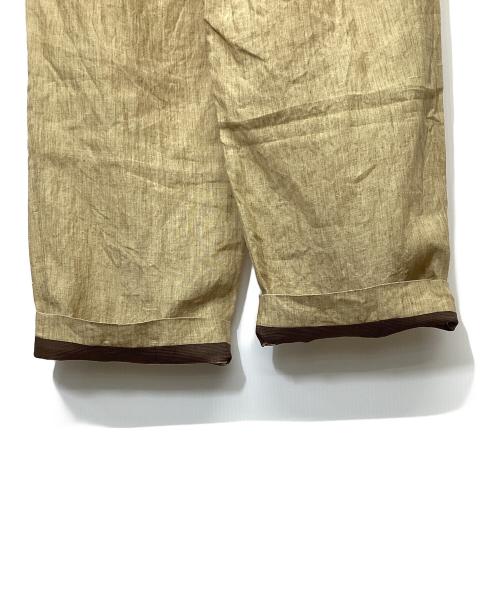 Burberry's（バーバリー）Burberry's (バーバリーズ) タックパンツ ブラウン サイズ:85cmの古着・服飾アイテム