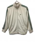adidas Originalsアディダスオリジナル）の古着「BECKENBAUER TRACKTOP(ベッケンバウアー トラックトップ)」｜ベージュ×グリーン