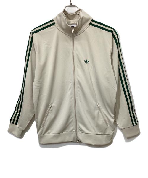 adidas Originals（アディダスオリジナル）adidas Originals (アディダスオリジナル) BECKENBAUER TRACKTOP(ベッケンバウアー トラックトップ) ベージュ×グリーン サイズ:XSの古着・服飾アイテム