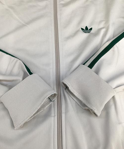 adidas Originals（アディダスオリジナル）adidas Originals (アディダスオリジナル) BECKENBAUER TRACKTOP(ベッケンバウアー トラックトップ) ベージュ×グリーン サイズ:XSの古着・服飾アイテム