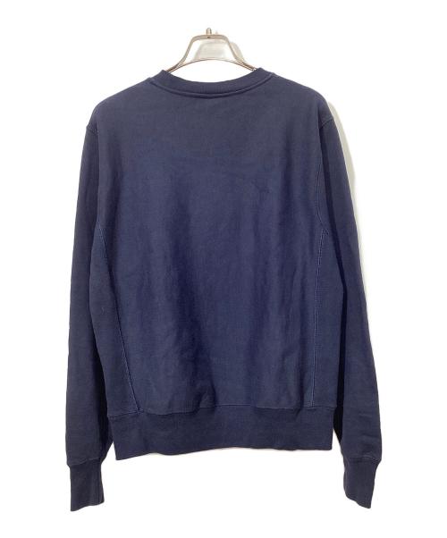 Champion REVERSE WEAVE（チャンピオン リバース ウィーブ）Champion REVERSE WEAVE (チャンピオン リバース ウィーブ) MoMA (モマ) クルーネックスウェット ネイビー サイズ:Sの古着・服飾アイテム