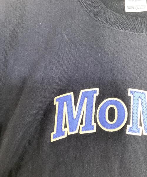 Champion REVERSE WEAVE（チャンピオン リバース ウィーブ）Champion REVERSE WEAVE (チャンピオン リバース ウィーブ) MoMA (モマ) クルーネックスウェット ネイビー サイズ:Sの古着・服飾アイテム