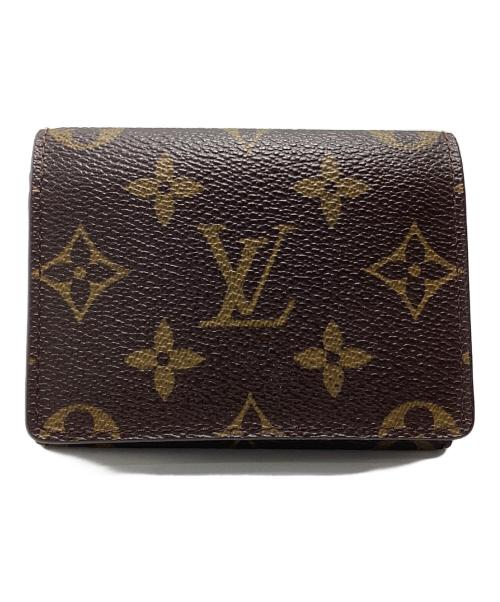LOUIS VUITTON（ルイ ヴィトン）LOUIS VUITTON (ルイ ヴィトン) モノグラム アンヴェロップ・カルト ドゥ ヴィジット ブラウンの古着・服飾アイテム