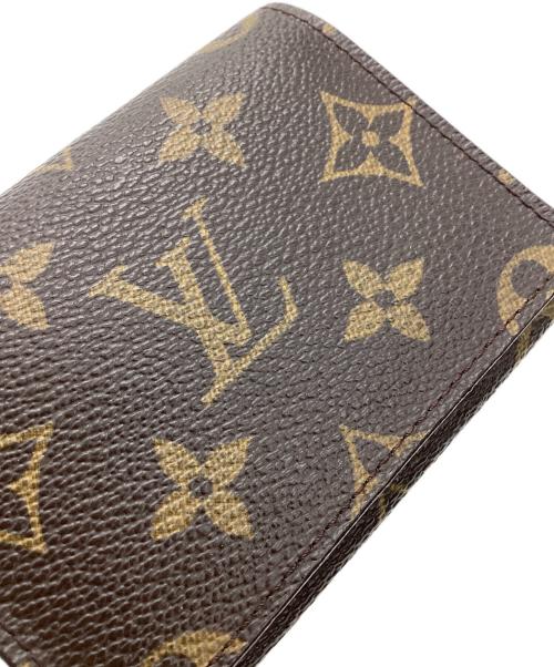LOUIS VUITTON（ルイ ヴィトン）LOUIS VUITTON (ルイ ヴィトン) モノグラム アンヴェロップ・カルト ドゥ ヴィジット ブラウンの古着・服飾アイテム
