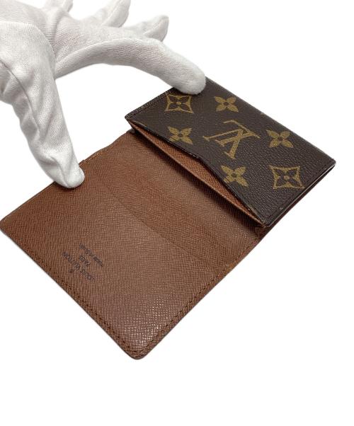 LOUIS VUITTON（ルイ ヴィトン）LOUIS VUITTON (ルイ ヴィトン) モノグラム アンヴェロップ・カルト ドゥ ヴィジット ブラウンの古着・服飾アイテム