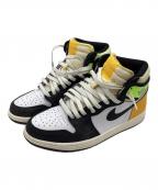 NIKEナイキ）の古着「レザースニーカー」｜ホワイト×ブラック