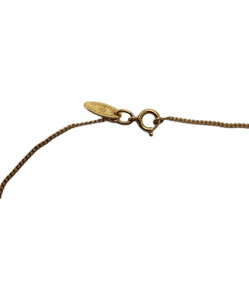 CHANEL（シャネル）CHANEL (シャネル) ココマークラインストーンネックレス ゴールドの古着・服飾アイテム