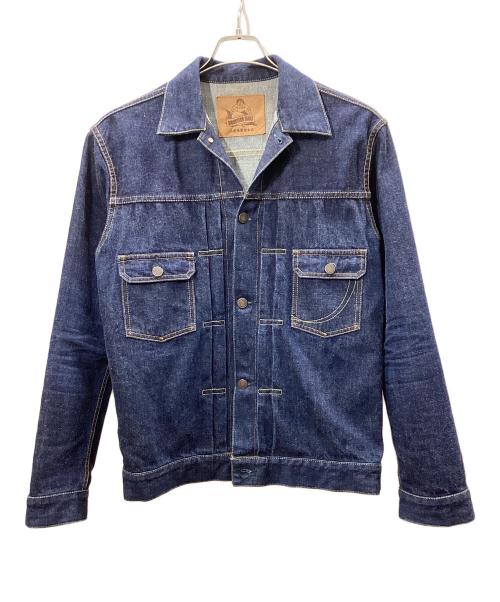 MOMOTARO JEANS（桃太郎ジーンズ）MOMOTARO JEANS (桃太郎ジーンズ) 銅丹レガシーブルー・2ndタイプデニムジャケット インディゴ サイズ:40の古着・服飾アイテム