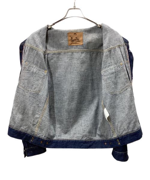MOMOTARO JEANS（桃太郎ジーンズ）MOMOTARO JEANS (桃太郎ジーンズ) 銅丹レガシーブルー・2ndタイプデニムジャケット インディゴ サイズ:40の古着・服飾アイテム