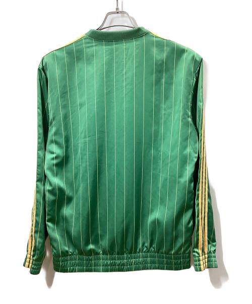 adidas（アディダス）adidas (アディダス) ウインドブレーカー グリーン×イエロー サイズ:Mの古着・服飾アイテム