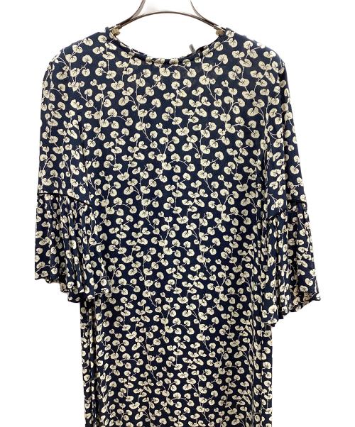 GANNI（ガニー）GANNI (ガニー) 半袖ワンピース ネイビー サイズ:34の古着・服飾アイテム