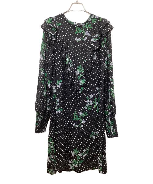 GANNI（ガニー）Ganni (ガニー) 長袖ワンピース ブラック サイズ:36の古着・服飾アイテム