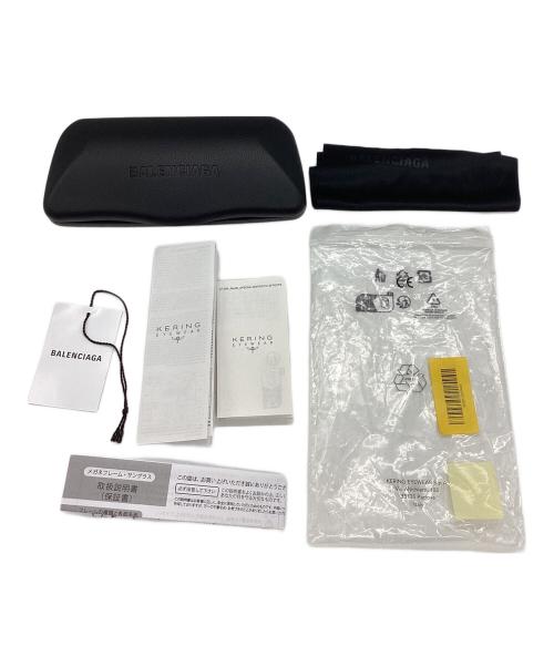 BALENCIAGA（バレンシアガ）BALENCIAGA (バレンシアガ) スクエアサングラス ブラックの古着・服飾アイテム