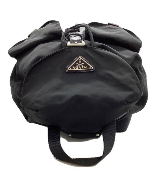 PRADA（プラダ）PRADA (プラダ) PRADA　スモール Re-Nylon バックパック ブラックの古着・服飾アイテム