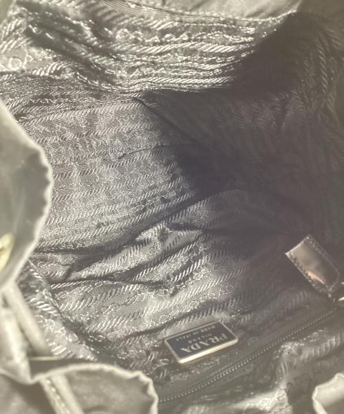 PRADA（プラダ）PRADA (プラダ) PRADA　スモール Re-Nylon バックパック ブラックの古着・服飾アイテム