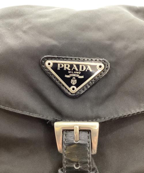 PRADA（プラダ）PRADA (プラダ) PRADA　スモール Re-Nylon バックパック ブラックの古着・服飾アイテム