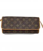 LOUIS VUITTONルイ ヴィトン）の古着「モノグラム ポシェットツインGM」｜ブラウン