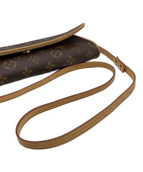 LOUIS VUITTON（ルイ ヴィトン）LOUIS VUITTON (ルイ ヴィトン) モノグラム ポシェットツインGM ブラウンの古着・服飾アイテム
