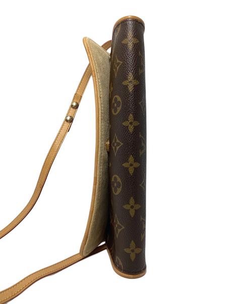 LOUIS VUITTON（ルイ ヴィトン）LOUIS VUITTON (ルイ ヴィトン) モノグラム ポシェットツインGM ブラウンの古着・服飾アイテム