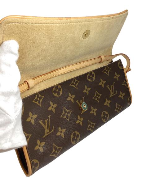 LOUIS VUITTON（ルイ ヴィトン）LOUIS VUITTON (ルイ ヴィトン) モノグラム ポシェットツインGM ブラウンの古着・服飾アイテム