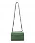 PRADA (プラダ) サフィアーノチェーンショルダーバッグ グリーン：60000円