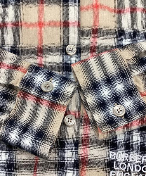 BURBERRY LONDON（バーバリーロンドン）BURBERRY LONDON (バーバリーロンドン) ノバチェックシャツ カーキ サイズ:SPの古着・服飾アイテム