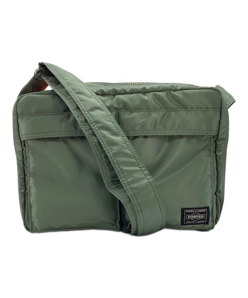 PORTER（ポーター）PORTER (ポーター) TANKER  SHOULDER BAG(L) タンカー ショルダーバッグ  グリーン 未使用品の古着・服飾アイテム