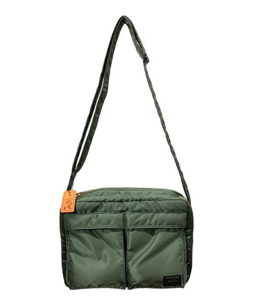 PORTER（ポーター）PORTER (ポーター) TANKER  SHOULDER BAG(L) タンカー ショルダーバッグ  グリーン 未使用品の古着・服飾アイテム