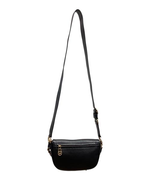 MICHAEL KORS（マイケル・コース）MICHAEL KORS (マイケルコース) スレーターエクストラスモールペブルドレザースリングパック ブラックの古着・服飾アイテム