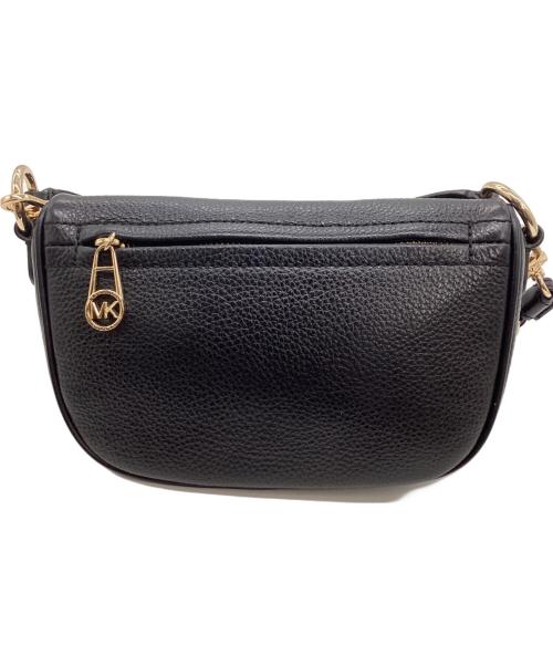 MICHAEL KORS（マイケル・コース）MICHAEL KORS (マイケルコース) スレーターエクストラスモールペブルドレザースリングパック ブラックの古着・服飾アイテム