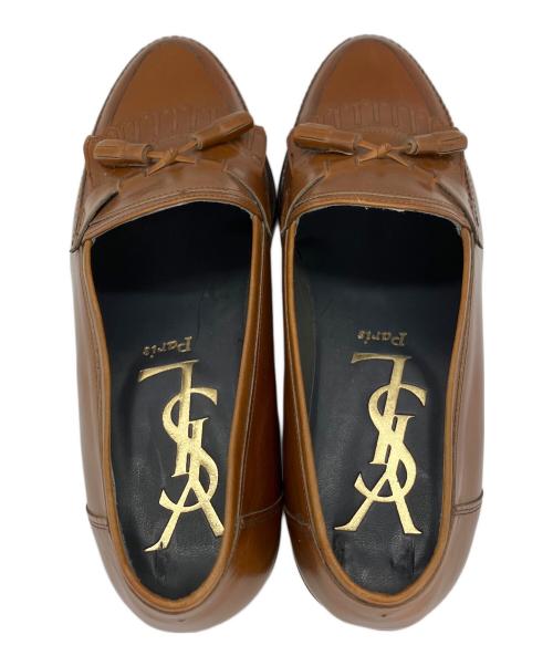 Yves Saint Laurent（イヴサンローラン）Yves Saint Laurent (イヴサンローラン) タッセルシューズ ブラウン サイズ:24 2Eの古着・服飾アイテム