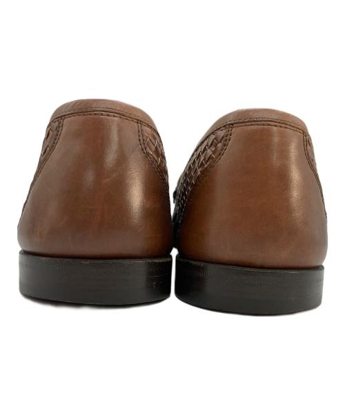 Salvatore Ferragamo（サルヴァトーレ フェラガモ）Salvatore Ferragamo (サルヴァトーレ フェラガモ) ローファー イントレチャート ブラウン サイズ:7 2Eの古着・服飾アイテム