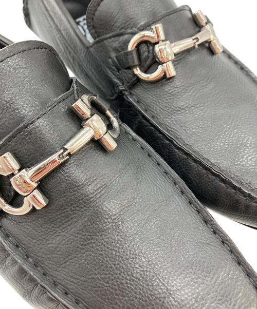 Salvatore Ferragamo（サルヴァトーレ フェラガモ）Salvatore Ferragamo (サルヴァトーレ フェラガモ) ドライビングシューズ ガンチーニ ブラック サイズ:40の古着・服飾アイテム