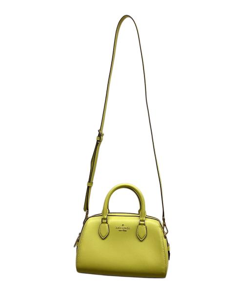 Kate Spade（ケイトスペード）Kate Spade (ケイトスペード) Kate Spade　マディソン ダッフル クロスボディ イエローの古着・服飾アイテム
