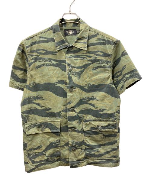 RRL（ダブルアールエル）RRL (ダブルアールエル) 半袖シャツ オリーブ サイズ:Mの古着・服飾アイテム