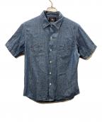 RRLダブルアールエル）の古着「半袖シャツ」｜インディゴ