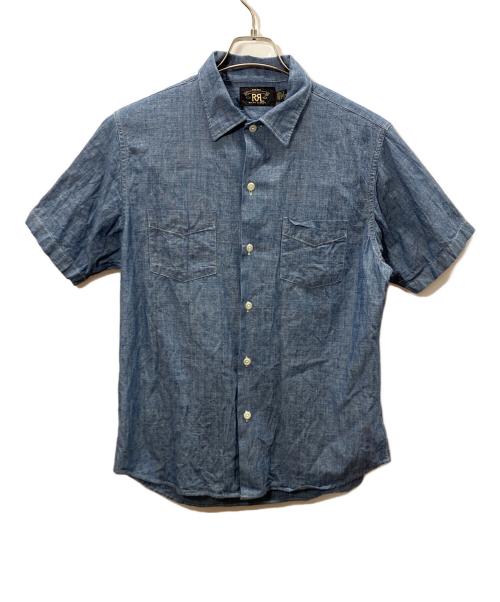 RRL（ダブルアールエル）RRL (ダブルアールエル) 半袖シャツ インディゴ サイズ:Mの古着・服飾アイテム