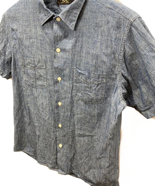 RRL（ダブルアールエル）RRL (ダブルアールエル) 半袖シャツ インディゴ サイズ:Mの古着・服飾アイテム