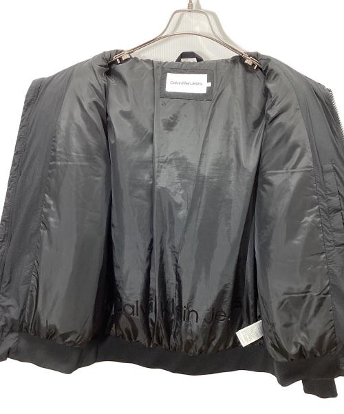 Calvin Klein（カルバンクライン）Calvin Klein (カルバンクライン) 中綿ジャケット ブラック サイズ:Lの古着・服飾アイテム