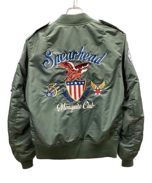 AVIREX（アヴィレックス）AVIREX (アヴィレックス) L-2 5th AIR FORCE フライトジャケット カーキ サイズ:XLの古着・服飾アイテム