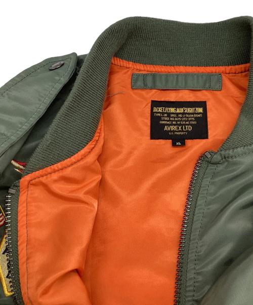 AVIREX（アヴィレックス）AVIREX (アヴィレックス) L-2 5th AIR FORCE フライトジャケット カーキ サイズ:XLの古着・服飾アイテム