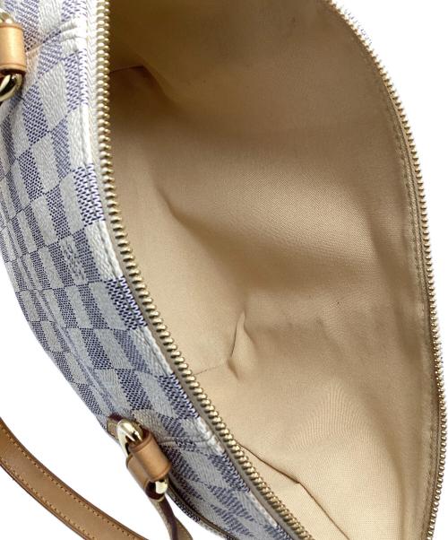 LOUIS VUITTON（ルイ ヴィトン）LOUIS VUITTON (ルイ ヴィトン) ダミエ アズール トータリーPM ホワイト×ブラウンの古着・服飾アイテム